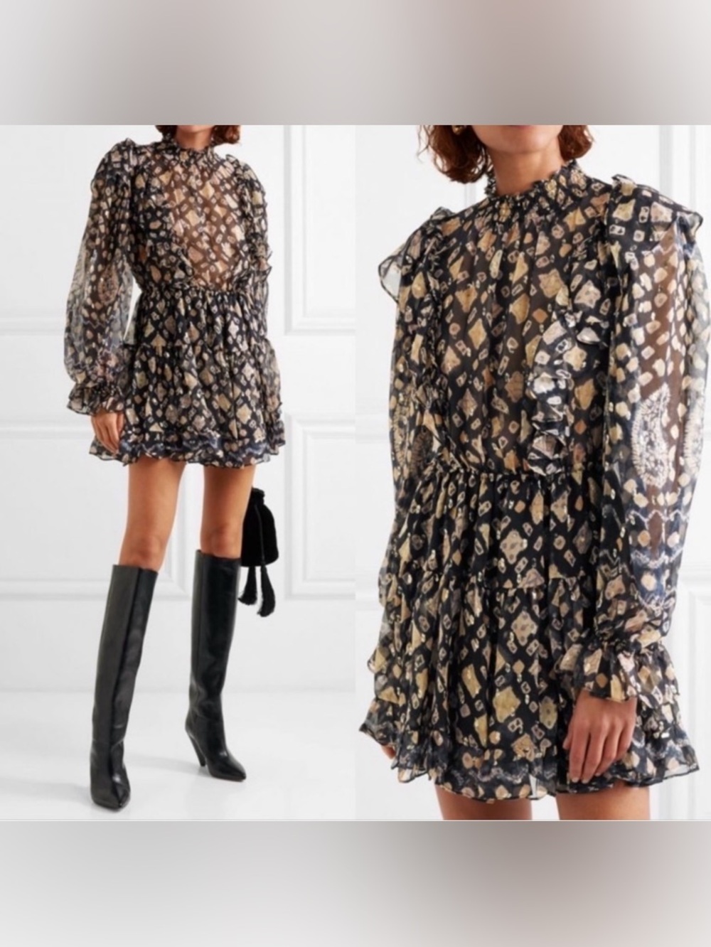 Ulla Johnson Vivenne silk chiffon dress
